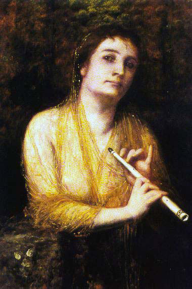 Flotende Nymphe